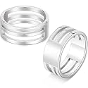 Hicarer 2 Pieces Opening Tools Jump Ring for Jewelry Making, Silver
