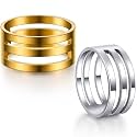 Hicarer 2 Pieces Opening Tools Jump Ring for Jewelry Making, Gold, Silver