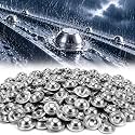 Hicarer 200 Pack Metal Roof Screw Caps Rustproof Waterproof Bolt Covers
