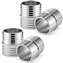 Hicarer 4 Pcs 1-3/4" to 1-3/4" Hose Barb Fittings Hose Barbed Coupler