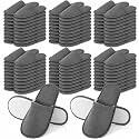 Hicarer 60 Pairs Disposable Slippers for Guests Hotel Bulk, 2 Sizes