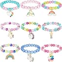 Hicarer 9 Pcs Unicorn Bracelets for Girls Teens Kids Party Favors, Elegant