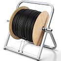 Hicarer Durable Single Axle Cable Caddy, 16 x 20 in Wire Spool Rack Holder