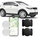 GPS Tracker for Vehicles, 2PCS Real Time Car Tracker Work with Find My (iOS Only), Mini Magnetic Tracker Device for Vehicles Cars Dogs Kids, No Monthly Fee, Waterproof GPS Tracker
