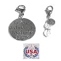 Hidden Hollow Beads Clip On Charm for Purse, Handbag, Keychain, Zipper Pull, Backpack, Jewelry Accessory, USA