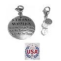 Hidden Hollow Beads Clip On Charm for Purse, Handbag, Keychain, Zipper Pull, Backpack, Jewelry Accessory, USA
