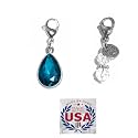 Hidden Hollow Beads Clip On Charm for Purse, Handbag, Keychain, Zipper Pull, Backpack, Jewelry Accessory, USA