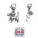 Hidden Hollow Beads Clip On Charm for Purse, Handbag, Keychain, Zipper Pull, Backpack, Jewelry Accessory, USA