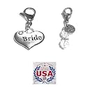 Hidden Hollow Beads Clip On Charm for Purse, Handbag, Keychain, Zipper Pull, Backpack, Jewelry Accessory, USA