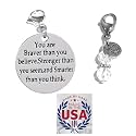 Hidden Hollow Beads Clip On Charm for Purse, Handbag, Keychain, Zipper Pull, Backpack, Jewelry Accessory, USA