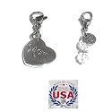 Hidden Hollow Beads Clip On Charm for Purse, Handbag, Keychain, Zipper Pull, Backpack, Jewelry Accessory, USA