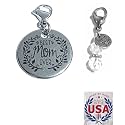 Hidden Hollow Beads Clip On Charm for Purse, Handbag, Keychain, Zipper Pull, Backpack, Jewelry Accessory, USA