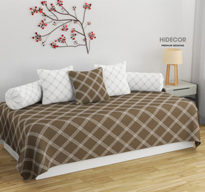 hidecor cotton geometric diwan set