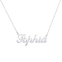 Hidepoo Sophia Name Necklace Personalized Sophia Necklace Chain, Name Pendant Jewelry Gifts for Birthday, Wedding, Mother's Day, Valentine's Day, Christmas