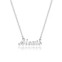 Hidepoo Alexis Necklace – Personalized My Name Pendant Necklace, Dainty Alexis Name Necklace Chain Jewelry Gifts for Women