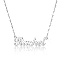 Hidepoo Custom Name Necklace Personalized – Stainless Steel Customized Name Pendant Necklace,Dainty Letter Name Necklace Chain Custom Personalized Jewelry Gifts for Women Girls