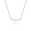 Hidepoo Stainless Steel Personalized Name Necklace – Adjustable Chain Jewelry for Women, Ideal Gift for Birthday, Wedding, Mother's Day, Thanksgiving, Valentine's Day, Christmas