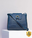 HIDESIGN Women Blue Sling Bag
