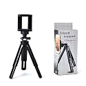 HIFFIN 360 Degree Rotation Mini Tripod Support Stand for DSLR and Smartphones - Foldable Shockproof Lightweight Bracket for Mobile Phones/DSLRs. (Tripod Support 7 + 3 inches with Holder)