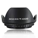HIFFIN® 58MM Reversible Flower Lens Hood for 18-55MM Lens 55-250MM Lens (58mm Flower Lens Hood)