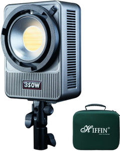 hiffin hf-350 pro wonder series 350w led video light  cri 95  cct 2700k-6500k 25800 lx camera led light