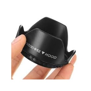 hiffin 52mm flower lens hood screw mount for canon nikon sony olympus pentax amp all other digital slr cameras 52mm flower lens hood