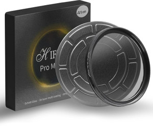 hiffin pro concept 49mm mc uv protection filter 18 multi-layer coated hdwaterproofscratch resistant uv filter with nanotech coating ultra-slim uv filter for 49mm camera lens uv filter