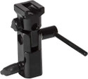 Hiffin S1 Umbrella Bracket Heavy Duty Flash Light Stand Umbrella Holder B Bracket Speedlite Holder (CNC Aluminium) in Black Color Folding Flash Bracket