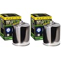 HiFloFiltro HF170CRC Chrome RC High Performance Premium Oil Filter, Single (Pack of 2)