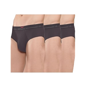 hiflyers men39s silky soft odour free fabric for luxurious all-day wear dark knight collection solid micro modal brief