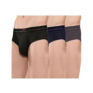 hiflyers men39s silky soft odour free fabric for luxurious all-day wear dark knight collection solid micro modal brief