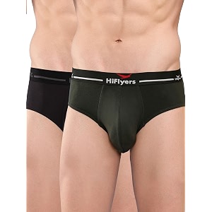 hiflyers men39s silky soft odour free fabric for luxurious all-day wear dark knight collection solid micro modal brief