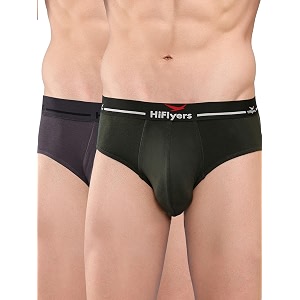 hiflyers men39s silky soft odour free fabric for luxurious all-day wear dark knight collection solid micro modal brief