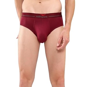 hiflyers men39s silky soft odour free fabric for luxurious all-day wear dark knight collection solid micro modal brief