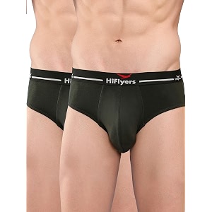 hiflyers men39s silky soft odour free fabric for luxurious all-day wear dark knight collection solid micro modal brief