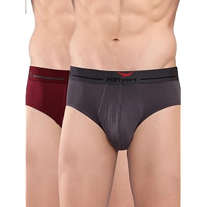 hiflyers men39s silky soft odour free fabric for luxurious all-day wear dark knight collection solid micro modal brief