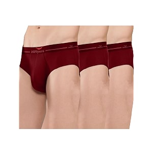 hiflyers men39s silky soft odour free fabric for luxurious all-day wear dark knight collection solid micro modal brief