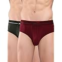 HiFlyers Men's Silky Soft Odour Free Fabric for Luxurious All-Day Wear Dark Knight Collection Solid Micro Modal Brief