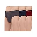 HiFlyers Men's Silky Soft Odour Free Fabric for Luxurious All-Day Wear Dark Knight Collection Solid Micro Modal Brief