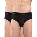 HiFlyers Men's Silky Soft Odour Free Fabric for Luxurious All-Day Wear Dark Knight Collection Solid Micro Modal Brief