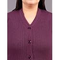 HIFZAA Plus Size Sweater for Womens Woolen Full Sleeve Cardigan 3XL-6XL