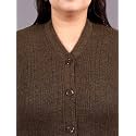 HIFZAA Plus Size Sweater for Womens Woolen Full Sleeve Cardigan 3XL-6XL