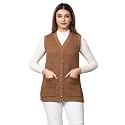 HIFZAA Sleeveless Sweater for Women with Pockets Cardigan Winter wear Sweaters for Ladies Plus Size M to 6XL