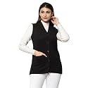 HIFZAA Sleeveless Sweater for Women with Pockets Cardigan Winter wear Sweaters for Ladies Plus Size M to 6XL