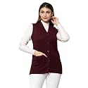 HIFZAA Sleeveless Sweater for Women with Pockets Cardigan Winter wear Sweaters for Ladies Plus Size M to 6XL