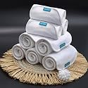 Kids Need High Absorbent Cloth Diaper Inserts Only 8 Pcs Combo Pack Upgraded Premium Insert Pad For Washable Diapers Reusable Wet Free Soaker Pad Diaper Liners, Kid