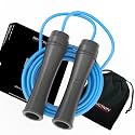 Polyvinyl Chloride -Adjustable Jump Rope For Men, Women&amp;Children- Speed Skipping Rope For Men &amp; Women Exercise Workout-Tangle Free Jumping Rope (10 Feet, Cool Blue)