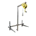 High-Altitude Air Conditioner Installation Crane Tool, Manual Winch &amp; Bracket for 1-3HP Units, Folding Design with 20m Winch for Easy Mounting &amp; Disassembly