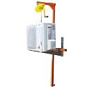 High-Altitude Air Conditioner Installation Tool Set, Crane Lifting Kit with Hanger Bracket &amp; 15m Hand Winch for Easy and Safe HVAC Unit Installation