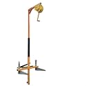 High-Altitude Air Conditioner Installation Tool, Manual Winch &amp; Bracket, 1800 lbs Capacity, 30m Lifting Crane for 1-5HP HVAC Setup &amp; Disassembly